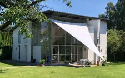 Wann sollte ich mein Sonnensegel abnehmen?