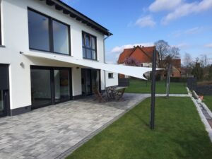 großes wasserdichtes Sonnensegel für Terrasse